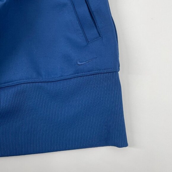 Nike Golf Dri Fit Blue Full Zip Collarless Jacket Mens Size Large Outdoor - Picture 8 of 13